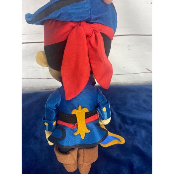 Disney Store Jake & The Neverland Pirates CAPTAIN JAKE Stuffed Plush‎ Toy 14" - Picture 3 of 6